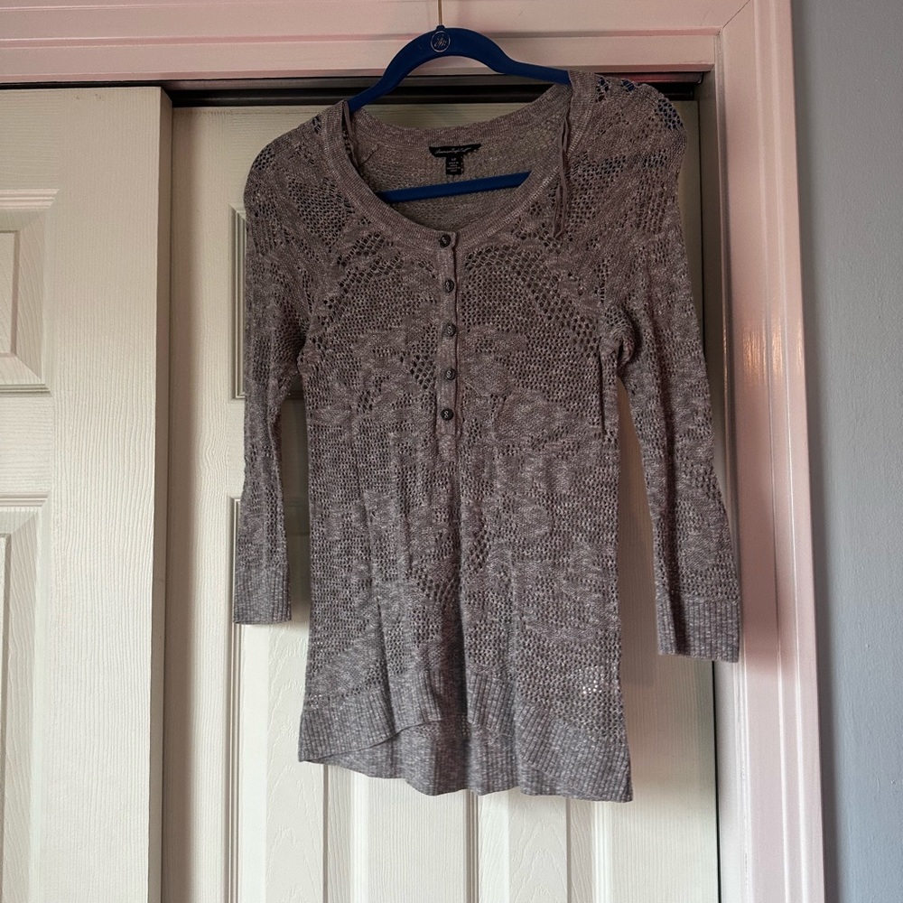 American Eagle Outfitters Henley Sweater